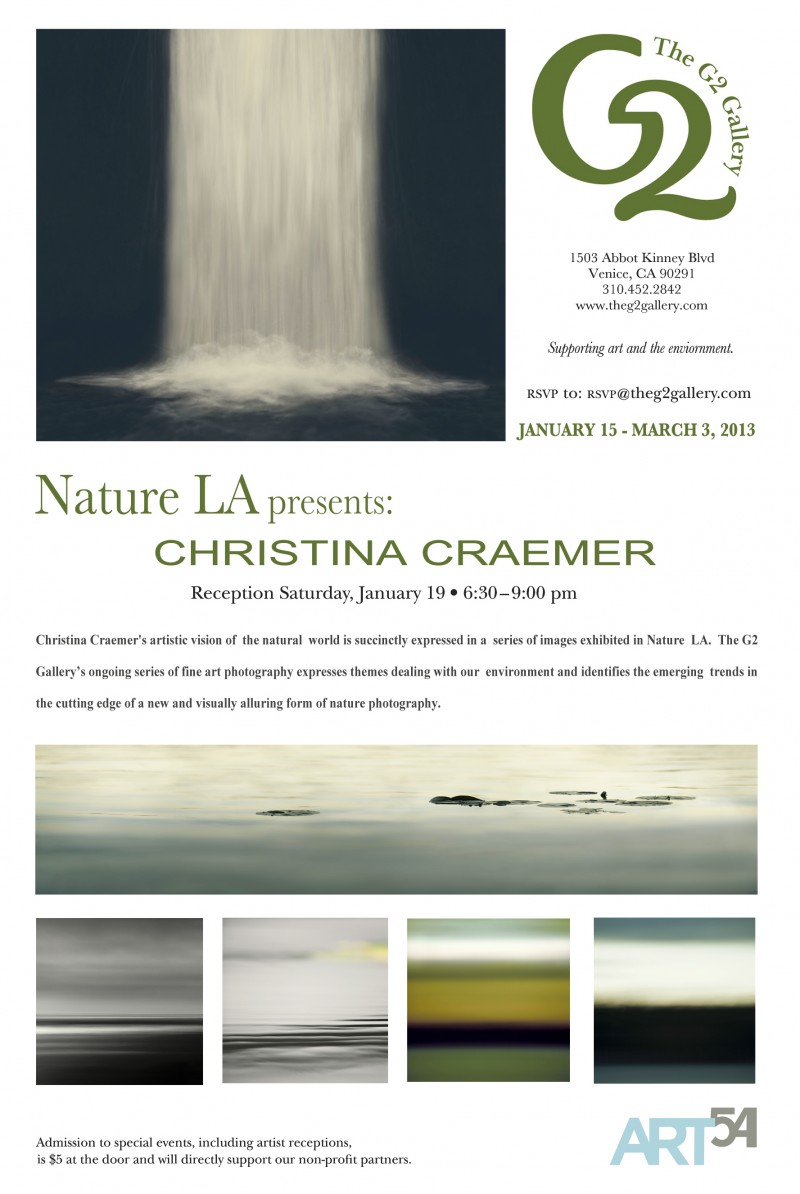NATURE LA PRESENTS: CHRISTINA CRAEMER, G2 GALLERY